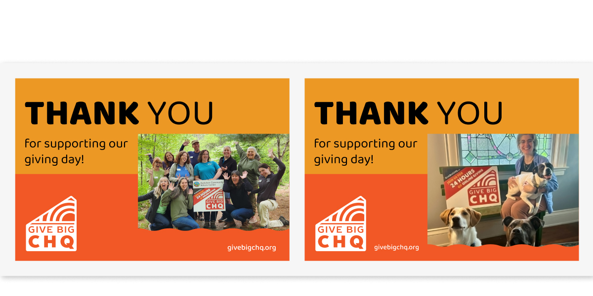 Thank You Postcard and Social Post