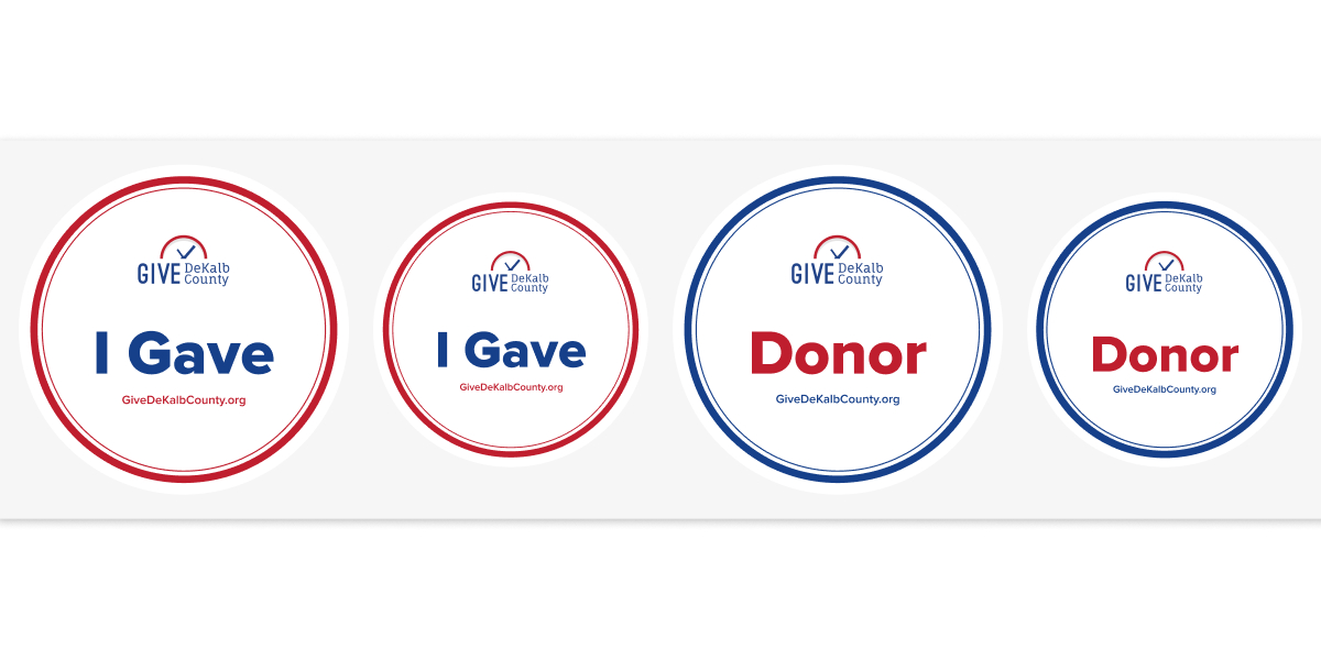 'I Gave' Sticker and Badge
