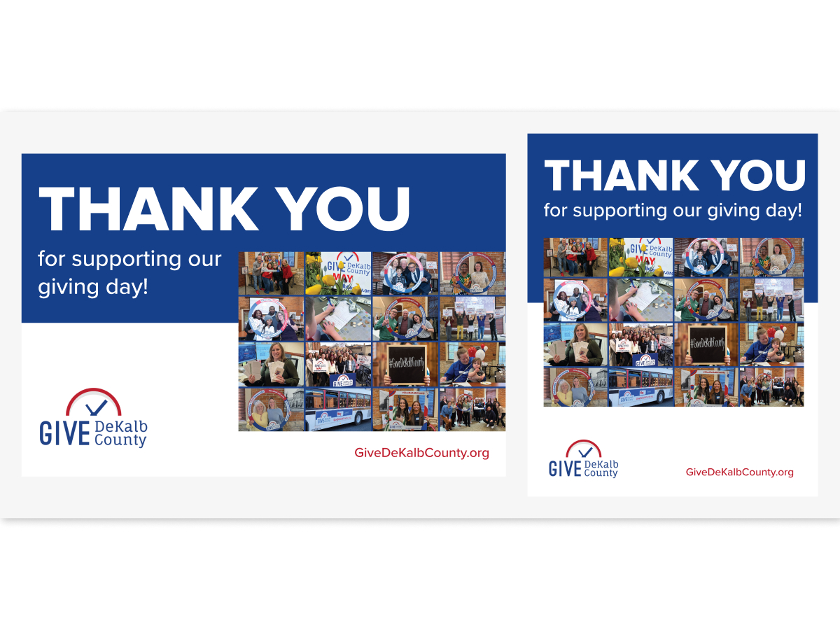 Thank You Postcard and Social Post