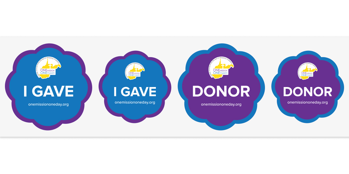 'I Gave' Sticker and Badge