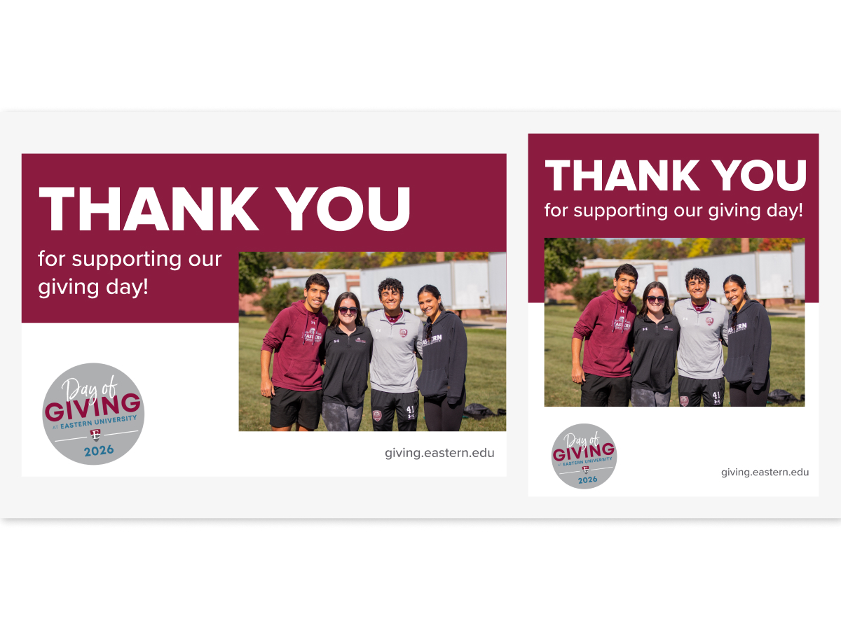 Thank You Postcard and Social Post