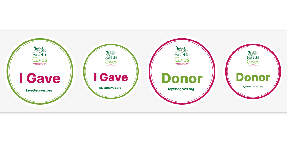 'I Gave' Sticker and Badge