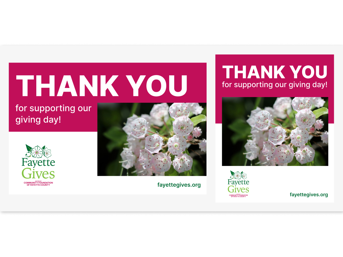 Thank You Postcard and Social Post