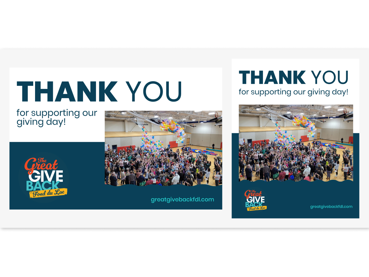 Thank You Postcard and Social Post