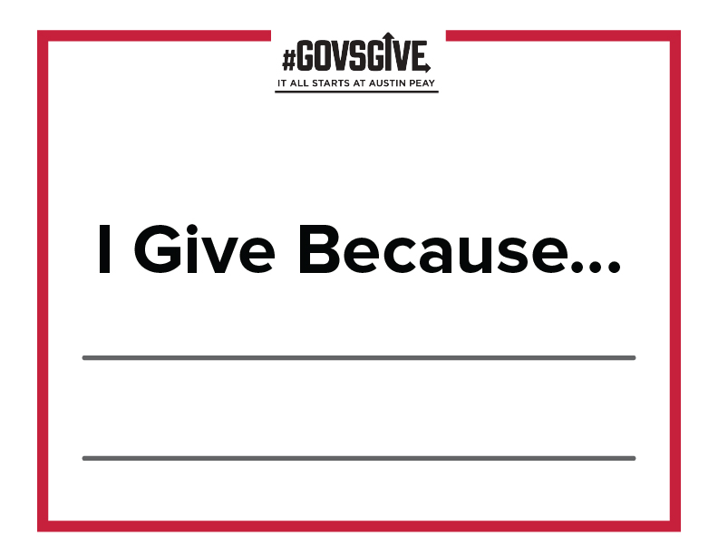 I Give Because Poster