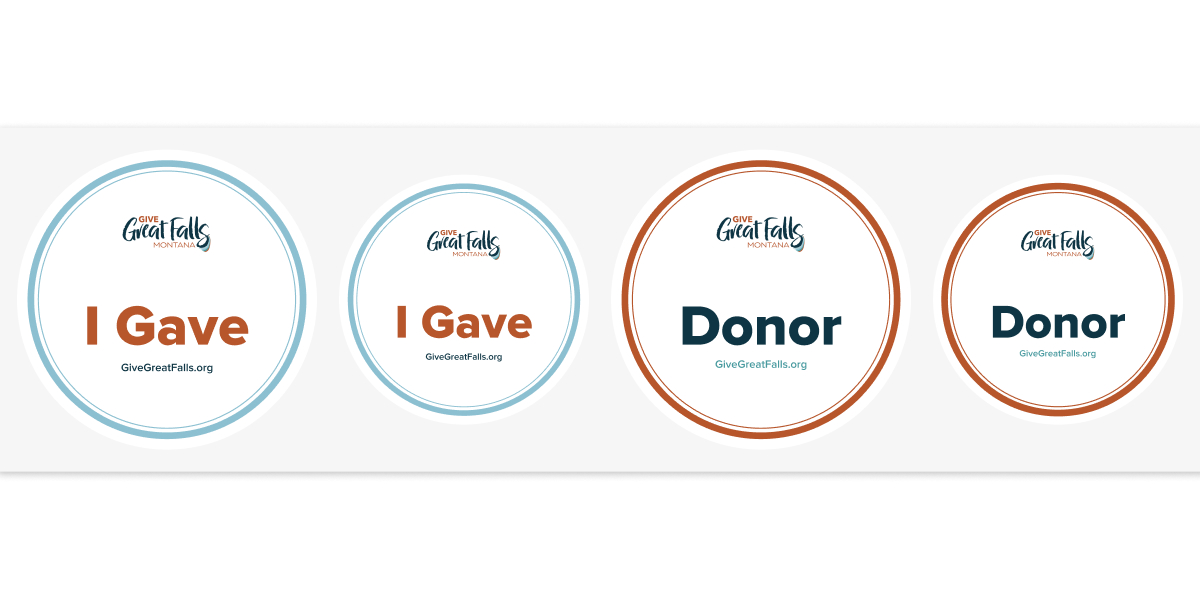 'I Gave' Sticker and Badge