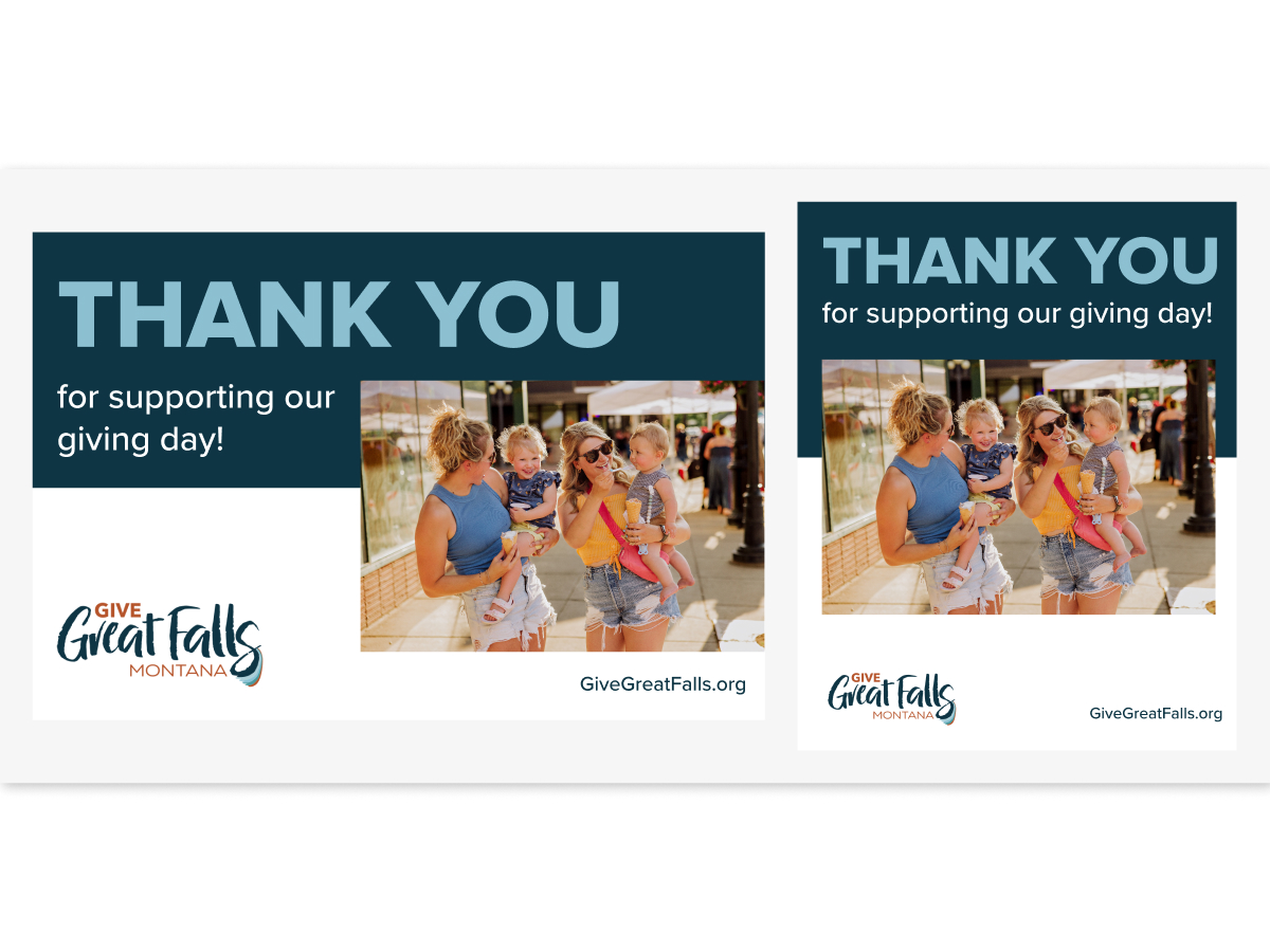 Thank You Postcard and Social Post