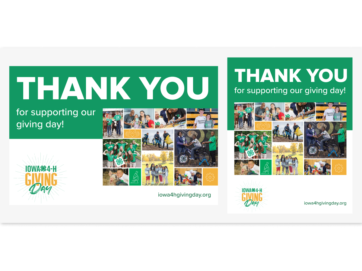 Thank You Postcard and Social Post