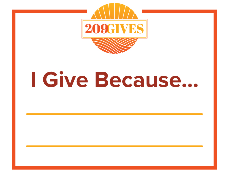 I Give Because Poster
