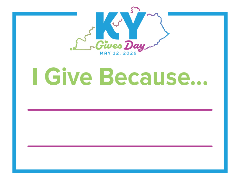 I Give Because Poster