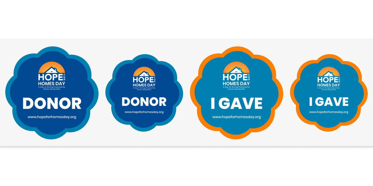 'I Gave' Sticker and Badge