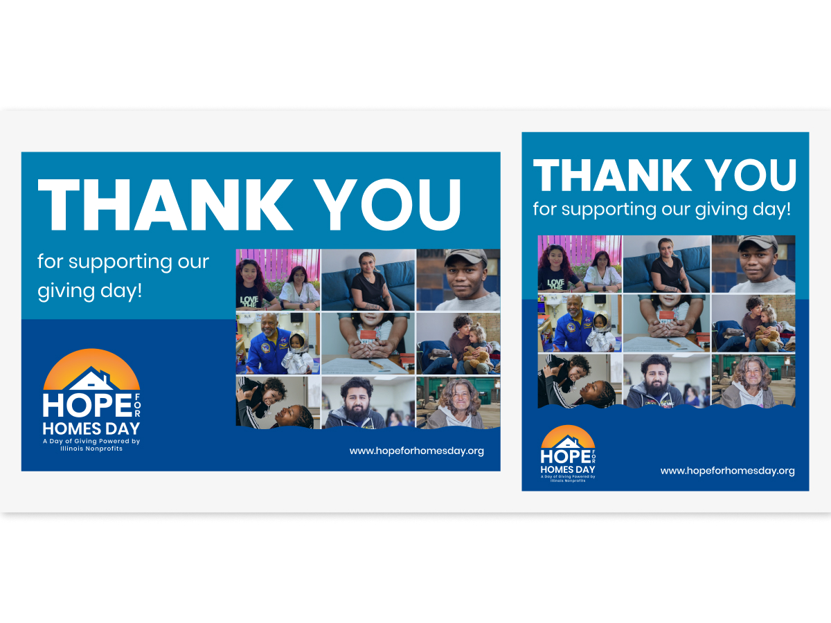 Thank You Postcard and Social Post
