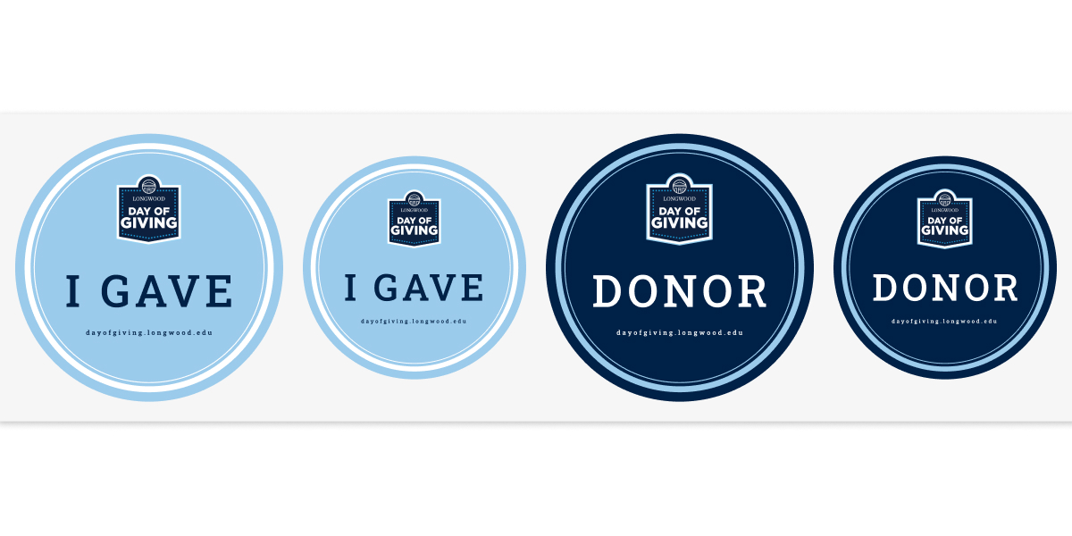 'I Gave' Sticker and Badge