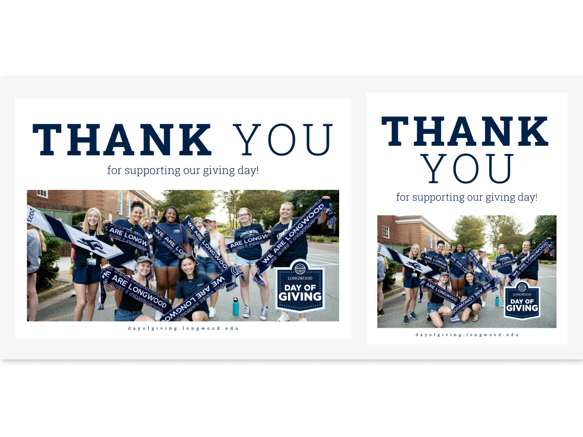 Thank You Postcard and Social Post