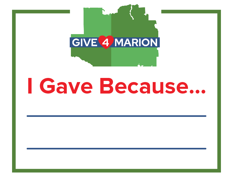 I Give Because Poster