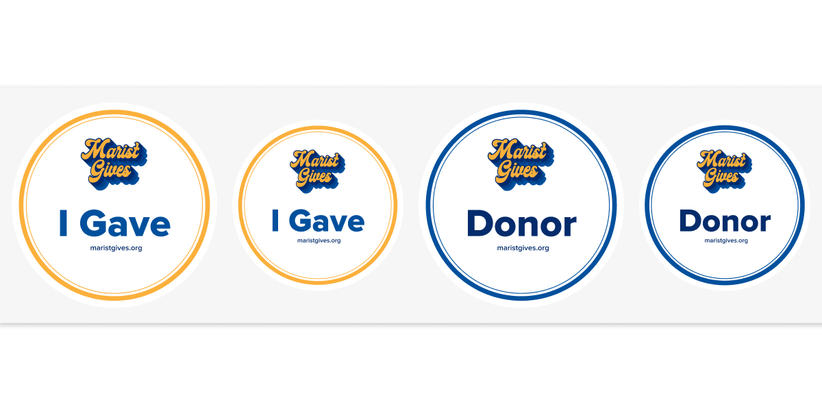'I Gave' Sticker and Badge