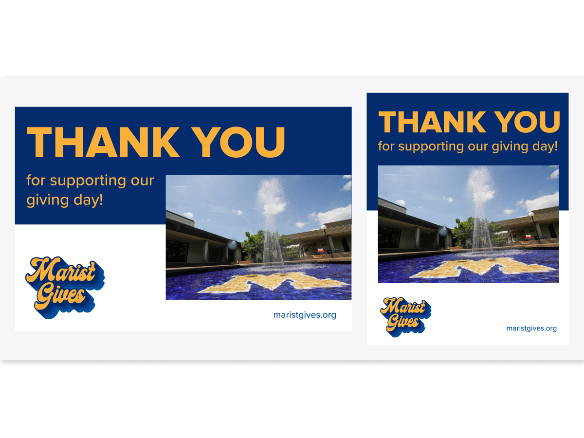 Thank You Postcard and Social Post