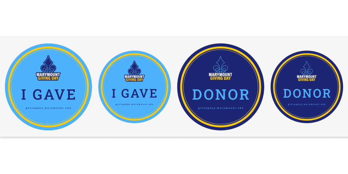 'I Gave' Sticker and Badge