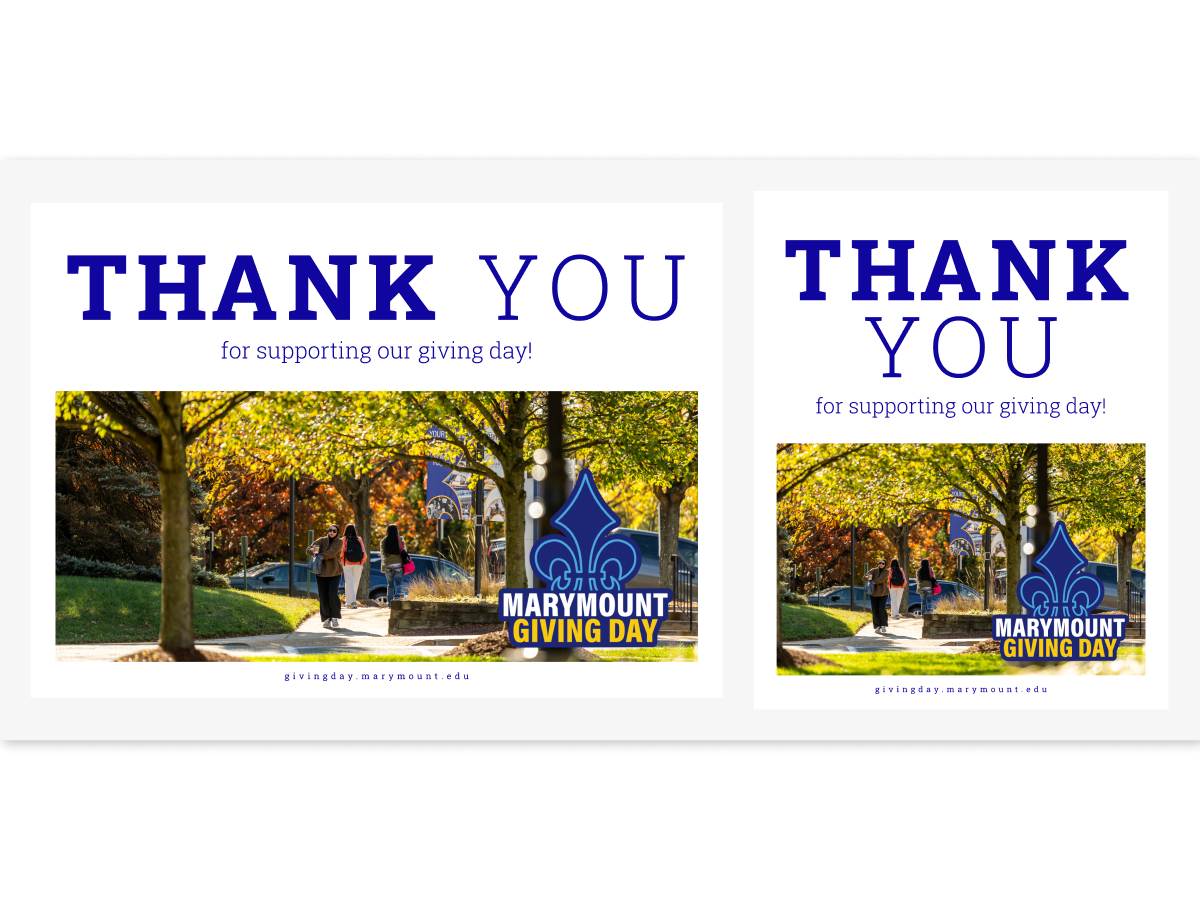 Thank You Postcard and Social Post