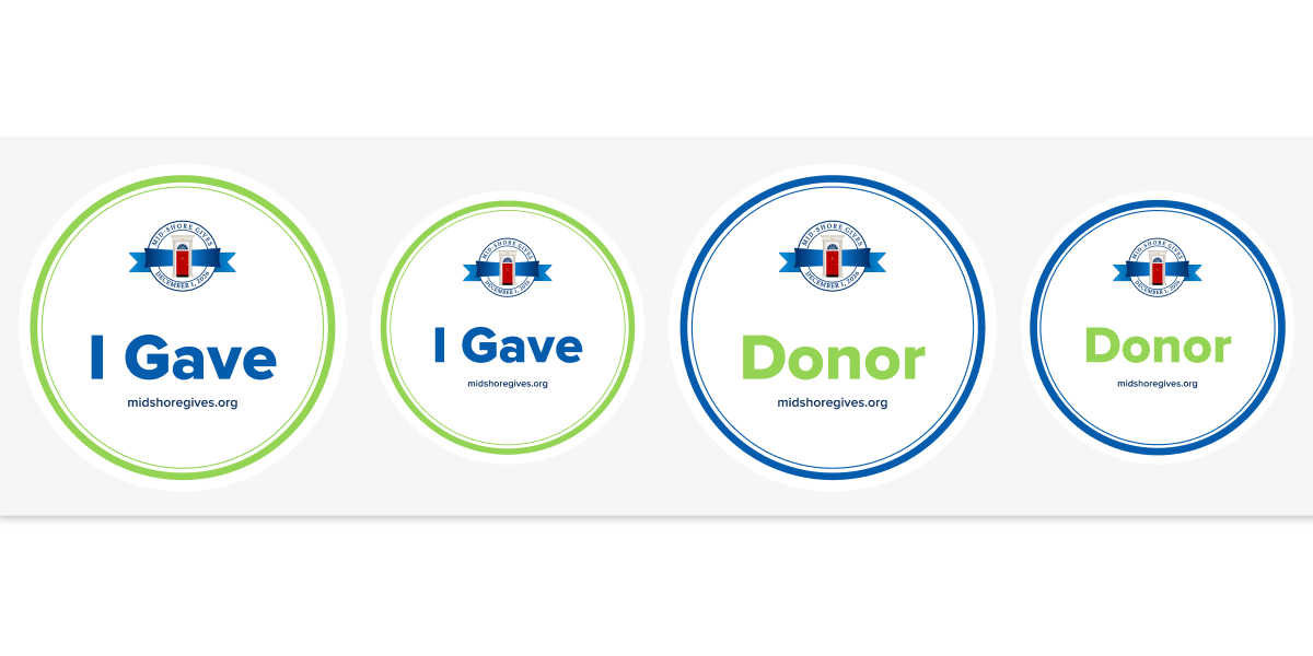 'I Gave' Sticker and Badge