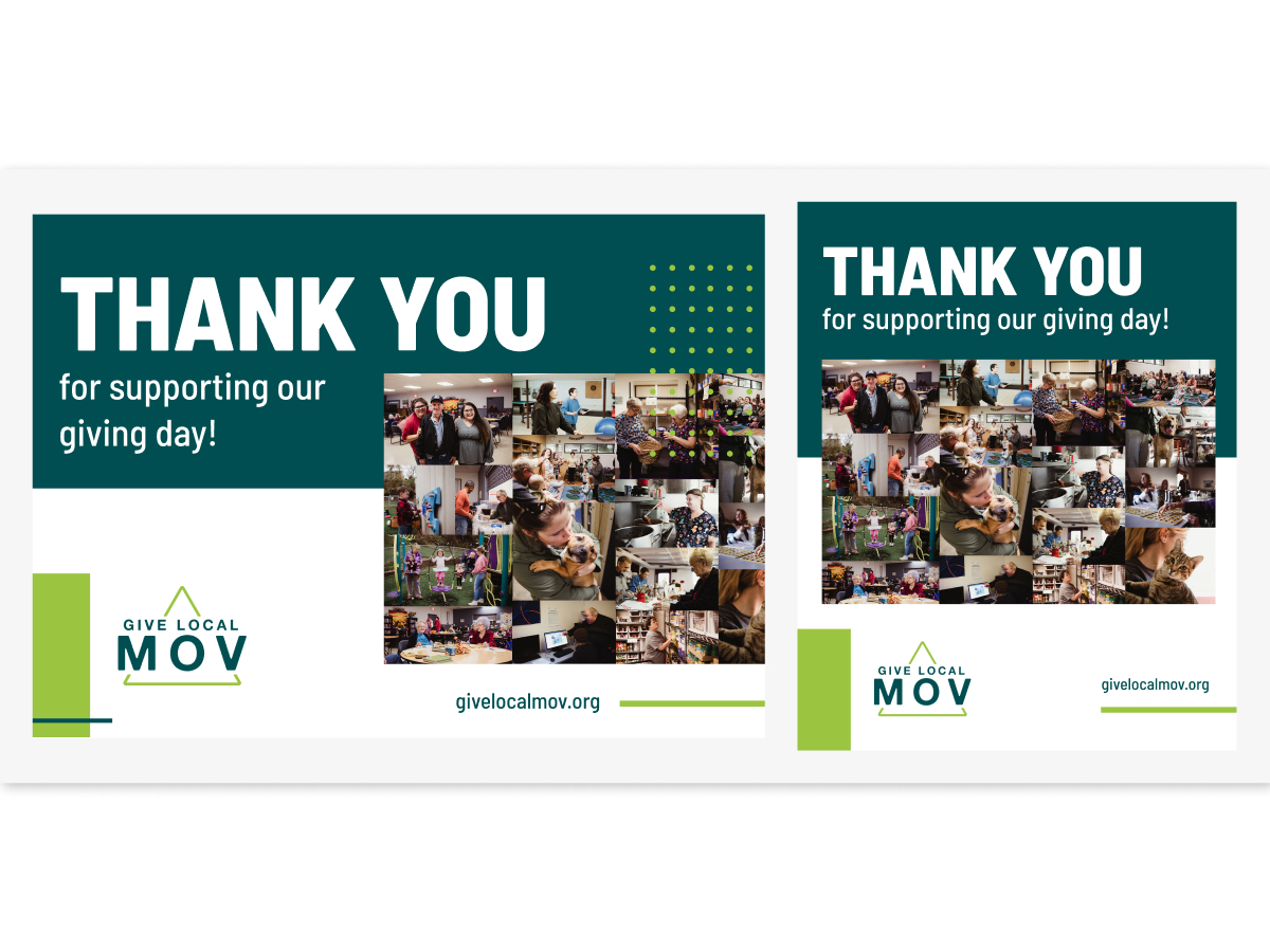 Thank You Postcard and Social Post