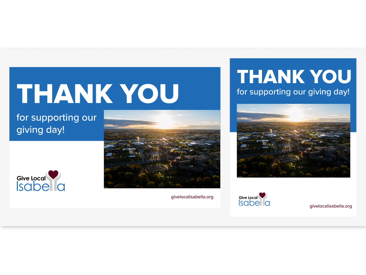 Thank You Postcard and Social Post