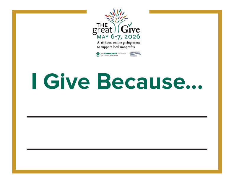 I Give Because Poster