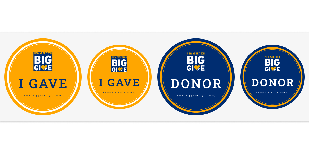 'I Gave' Sticker and Badge