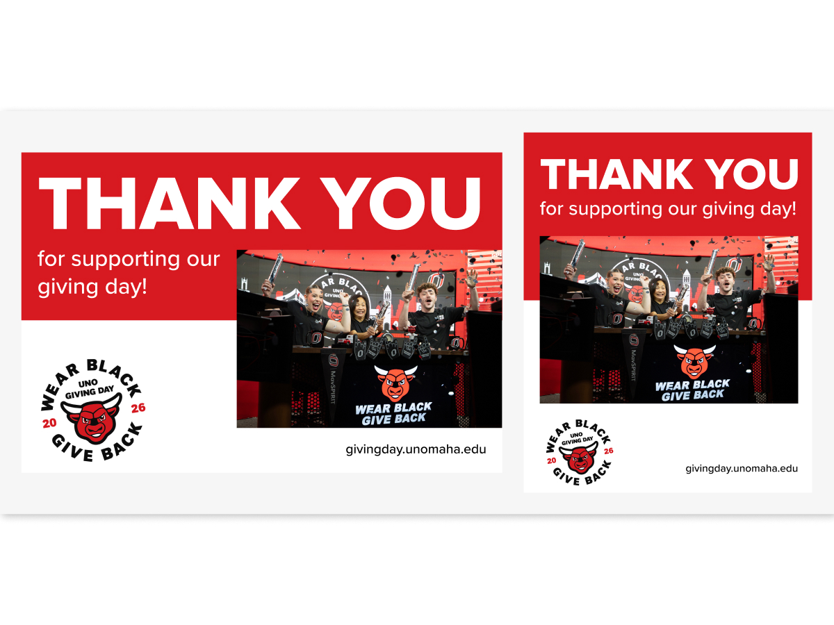 Thank You Postcard and Social Post