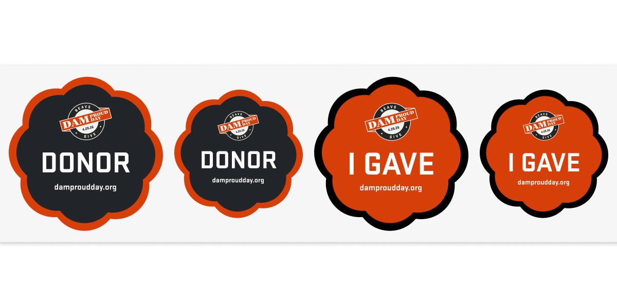 'I Gave' Sticker and Badge
