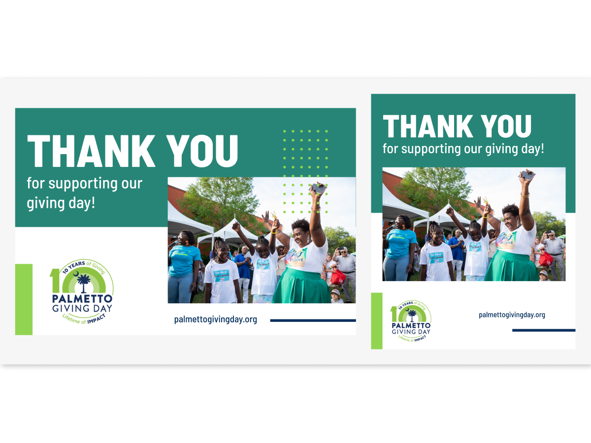 Thank You Postcard and Social Post