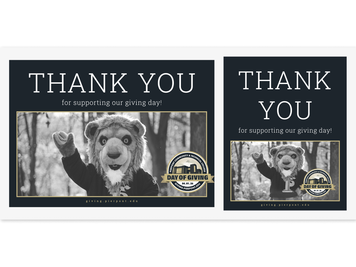 Thank You Postcard and Social Post