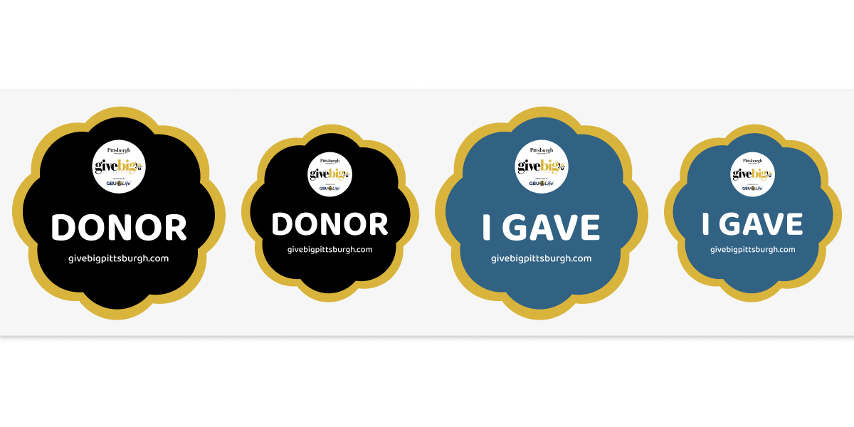 'I Gave' Sticker and Badge