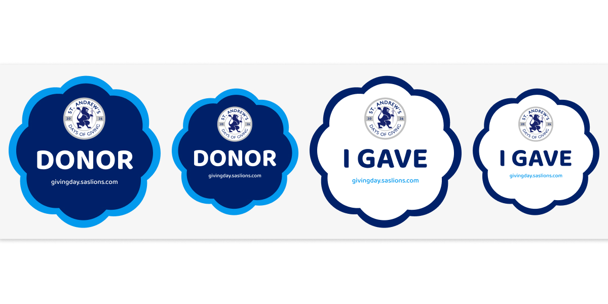 'I Gave' Sticker and Badge