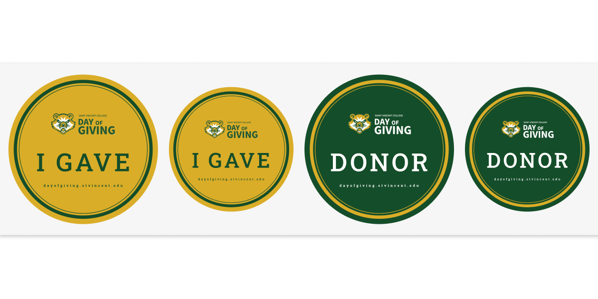 'I Gave' Sticker and Badge