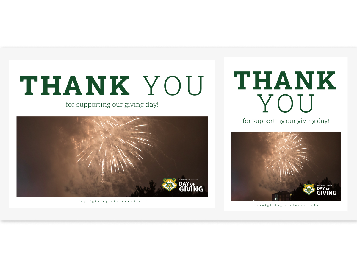 Thank You Postcard and Social Post