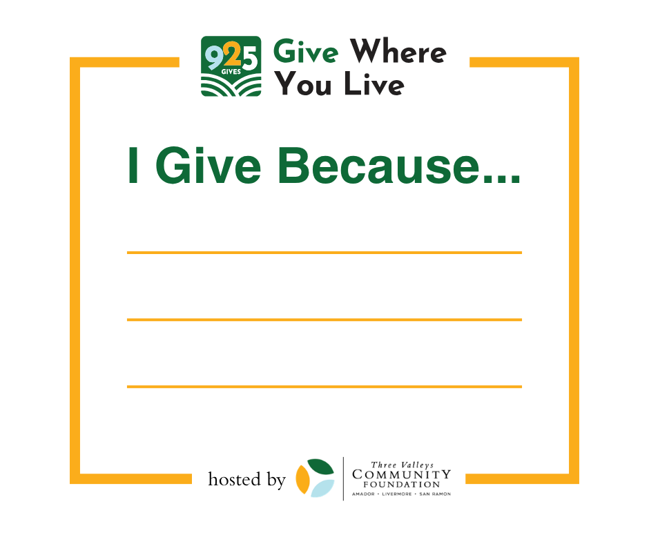 I Give Because Poster