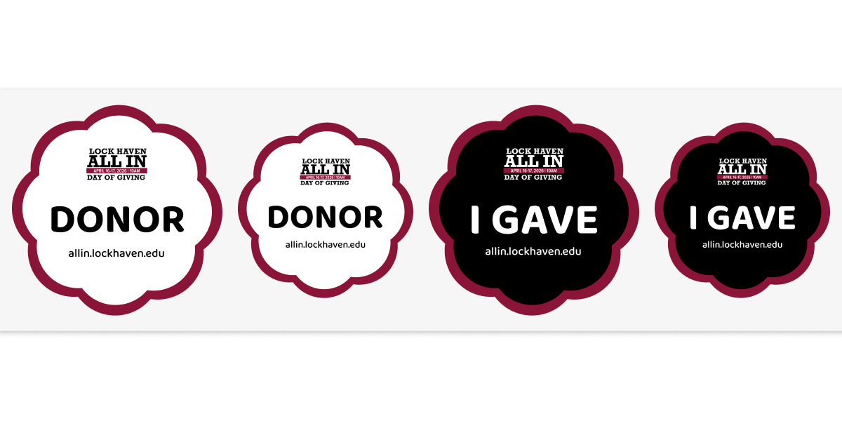 'I Gave' Sticker and Badge