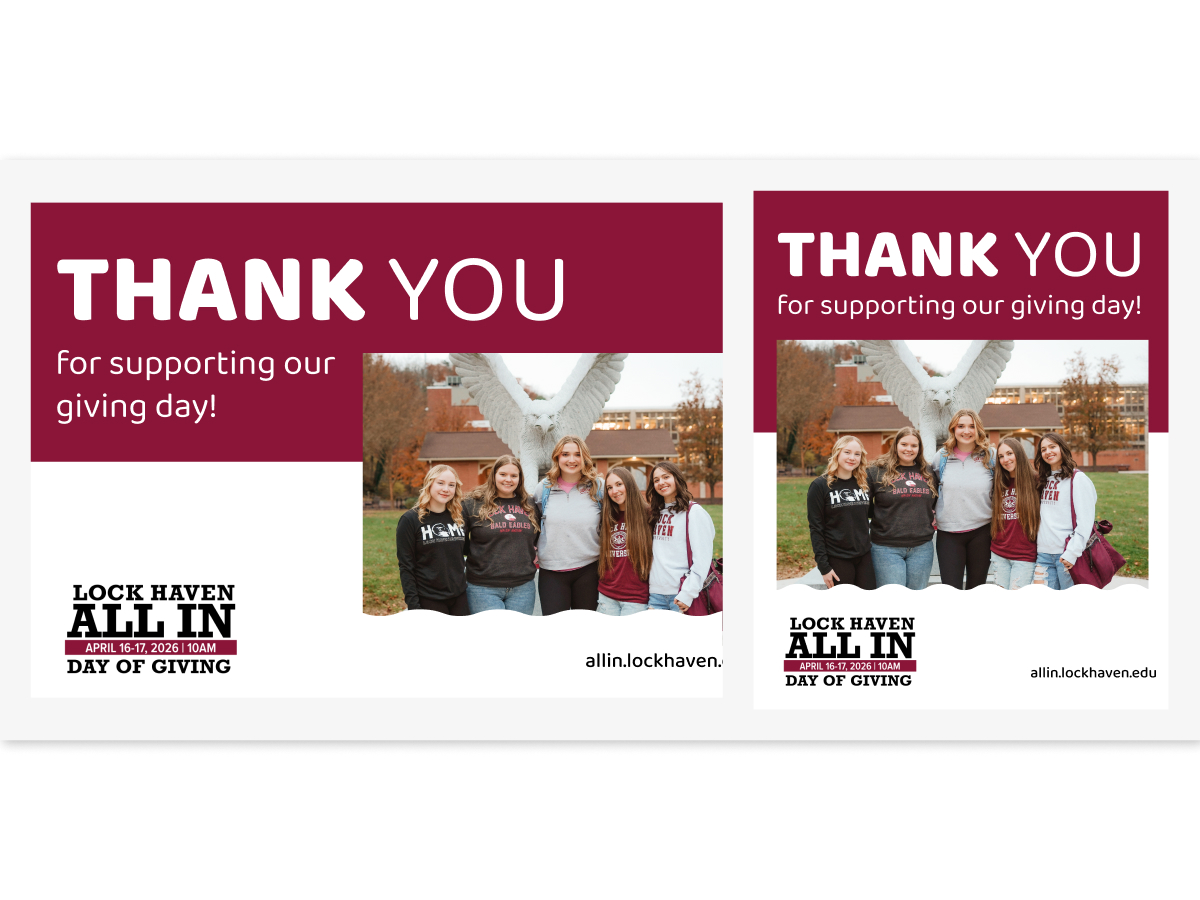 Thank You Postcard and Social Post