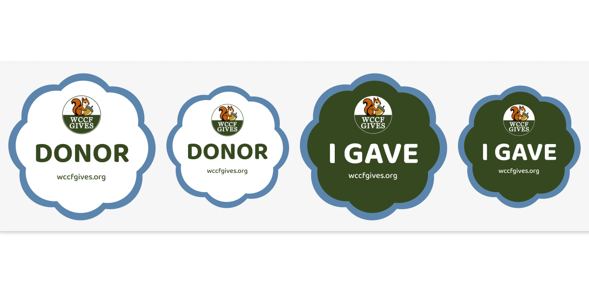 'I Gave' Sticker and Badge