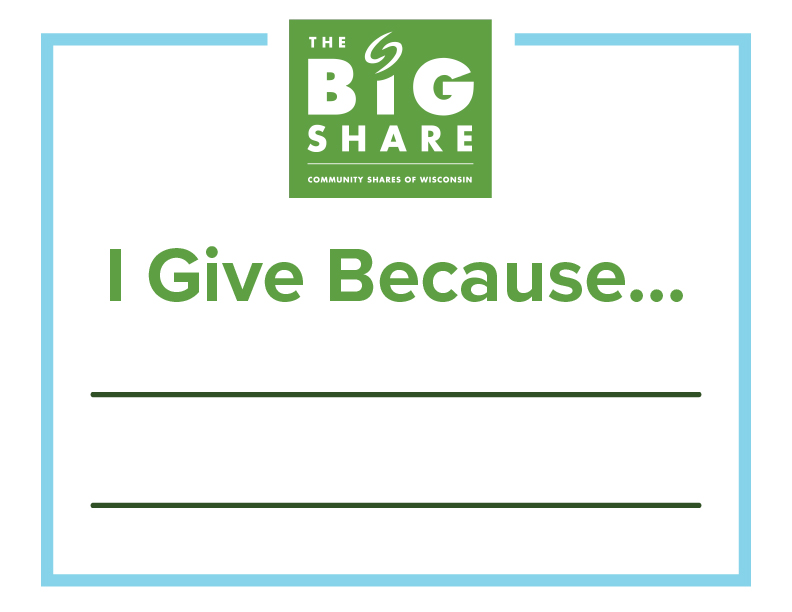I Give Because Poster