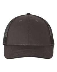 Photo de Visière sandwich avec panneaux arrière en filet - Valucap - Charcoal/ Black - vue 2