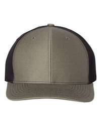 Photo of Twill Back Trucker Cap - Richardson - Loden/ Black - view 3