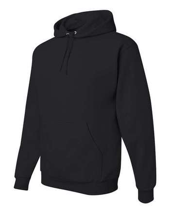 Photo of NuBlend® Hooded Sweatshirt - JERZEES - Black - view 1