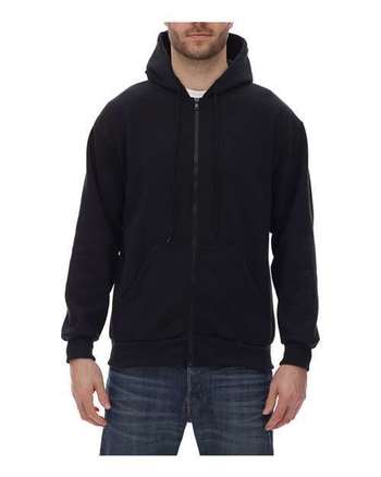 Photo of Full-Zip Hooded Sweatshirt - King Athletics - Black - view 2