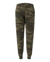 Photo de Pantalon molletonné California delavé pour femmes - Independent Trading Co. - Forest Camo Heather - vue 1