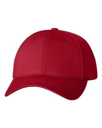 Photo of Adult Cotton Twill Cap - Sportsman - Red - view 3