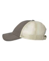 Photo of Contrast-Stitch Mesh-Back Cap - Sportsman - Charcoal/ Stone - view 1