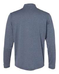 Photo of Lightweight Quarter-Zip Pullover - Adidas - Collegiate Navy Heather/ Carbon - view 2