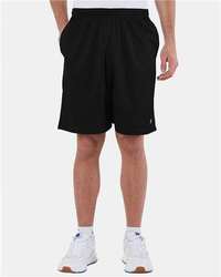 Photo of Polyester Mesh 9" Shorts with Pockets - Champion - Black - view 6